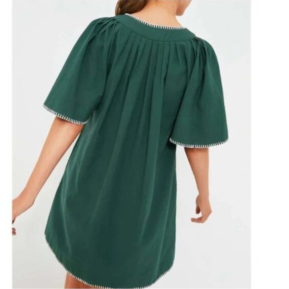 Tuckernuck Green Stitch Finley Flutter Sleeve Dress - Picture 2 of 8